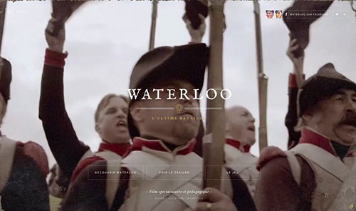 Waterloo: The Film 網(wǎng)頁設(shè)計(jì)欣賞