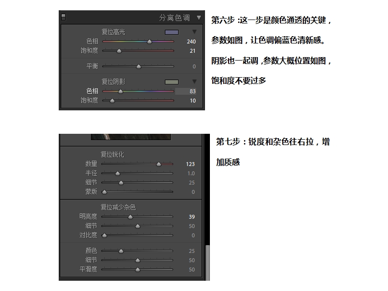 LR調出外景偏暗人像清新通透結果,破洛洛